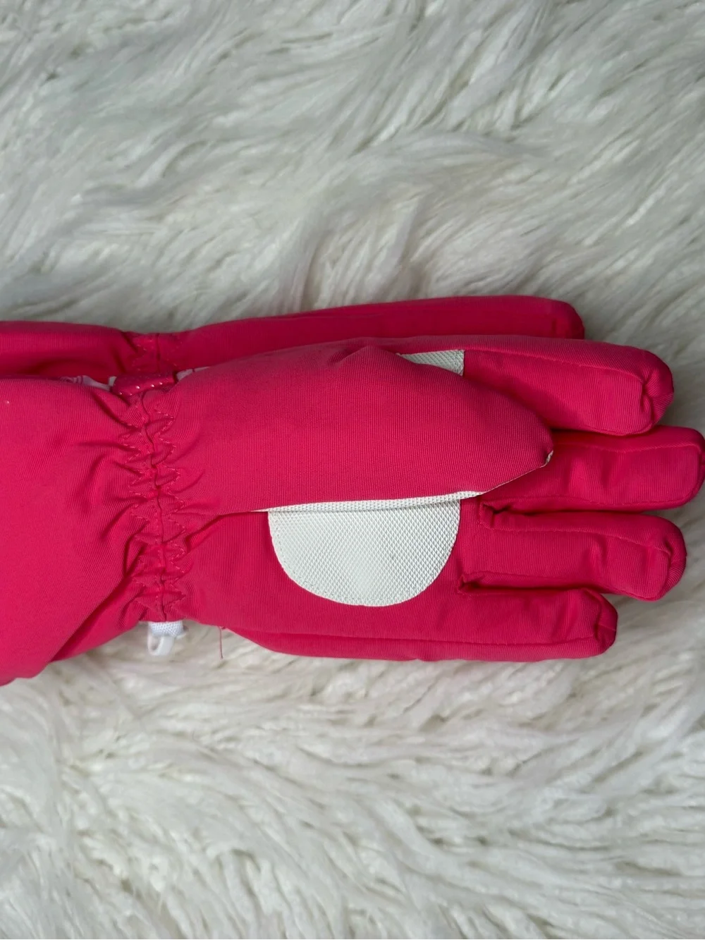 NWT Kids Pink Princess Peach Character Mittens with Star Accent Size S/M